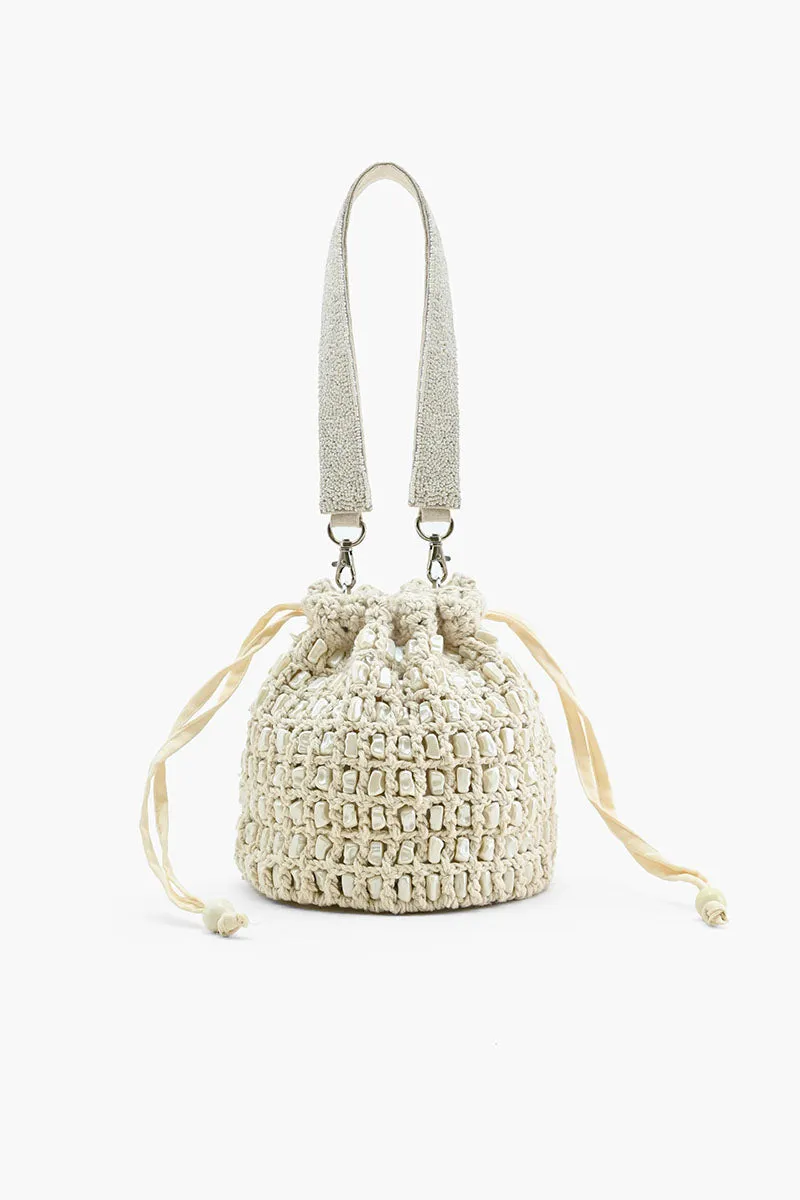 Pearl Sands Bucket Bag sold by America & Beyond