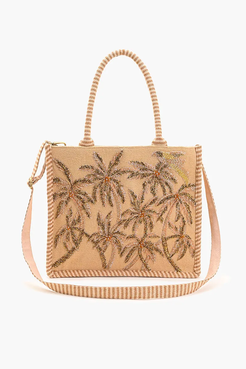 Palm Dunes Embellished Handbag sold by America & Beyond