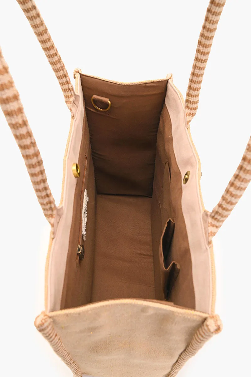 Palm Dunes Embellished Handbag sold by America & Beyond product image thumbnail 5