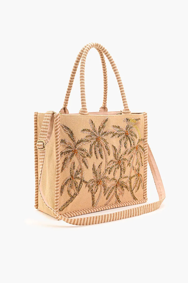 Palm Dunes Embellished Handbag sold by America & Beyond product image thumbnail 3