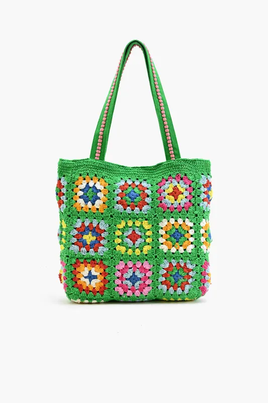 Kate Green Handmade Crochet Bags - Sustainable Fashion sold by America & Beyond