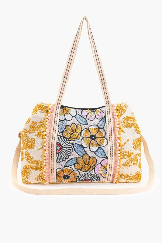 Daisy Daydream Embellished Tote sold by America & Beyond