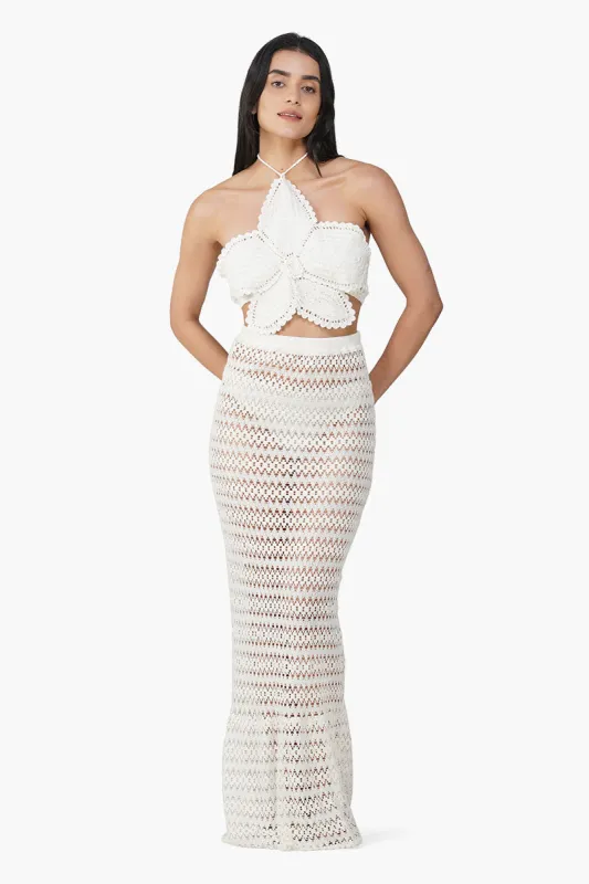 White Lily Crochet Top sold by America & Beyond