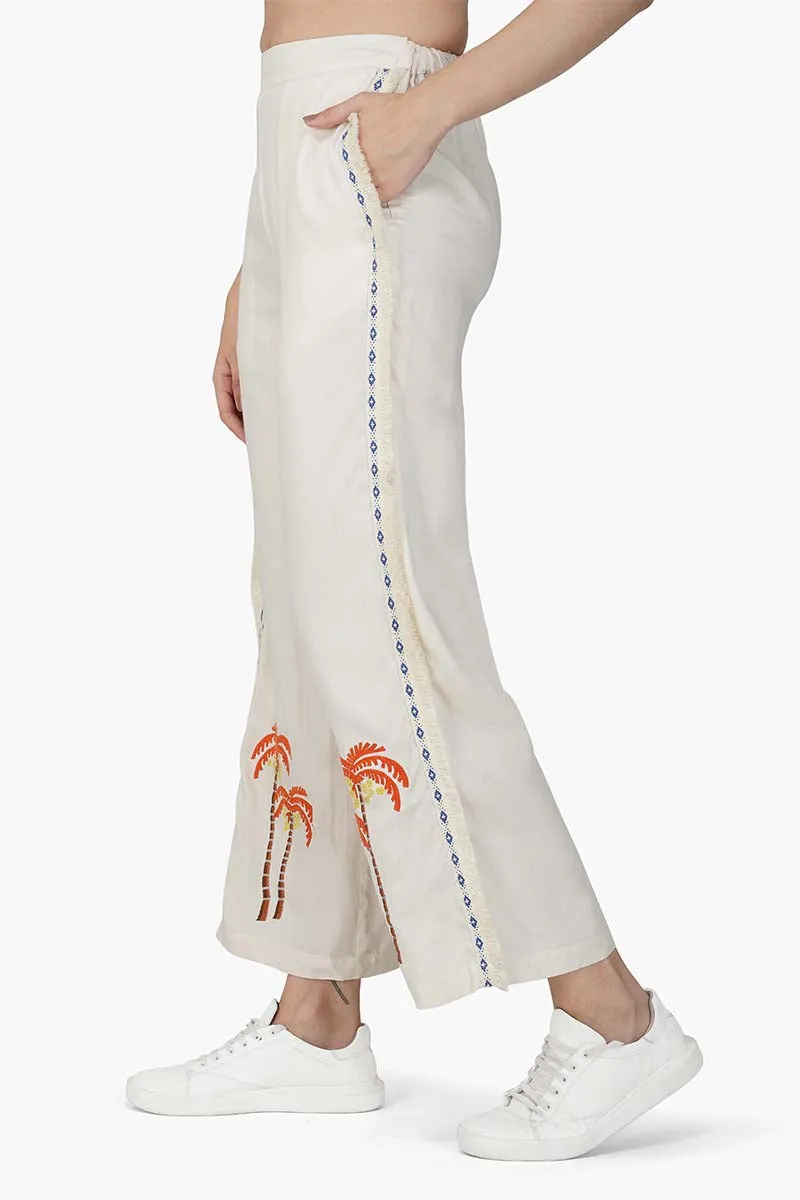 Palm Queen Embellished Relaxed Pant sold by America & Beyond product image thumbnail 3