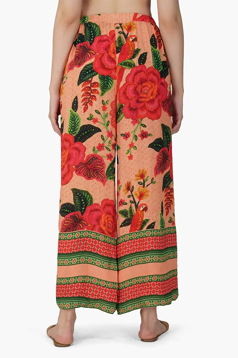 Tropical Bloom Straight Pants sold by America & Beyond product image thumbnail 4