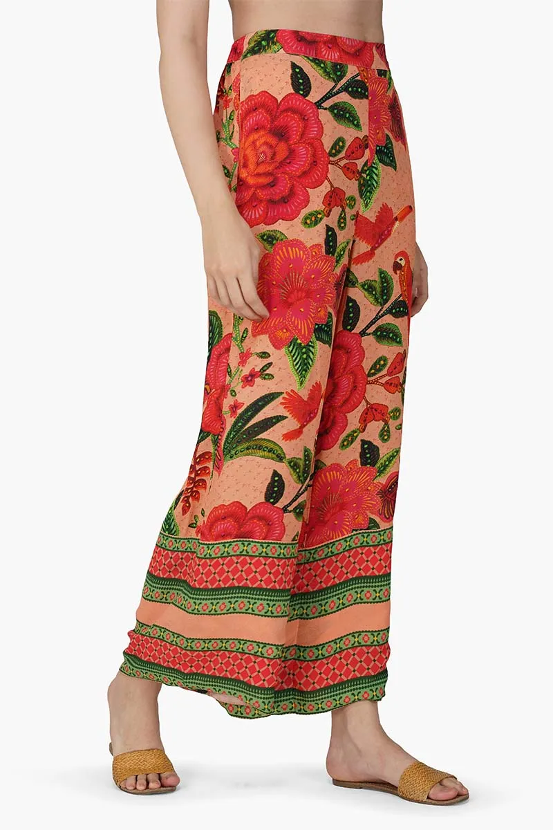 Tropical Bloom Straight Pants sold by America & Beyond product image thumbnail 2