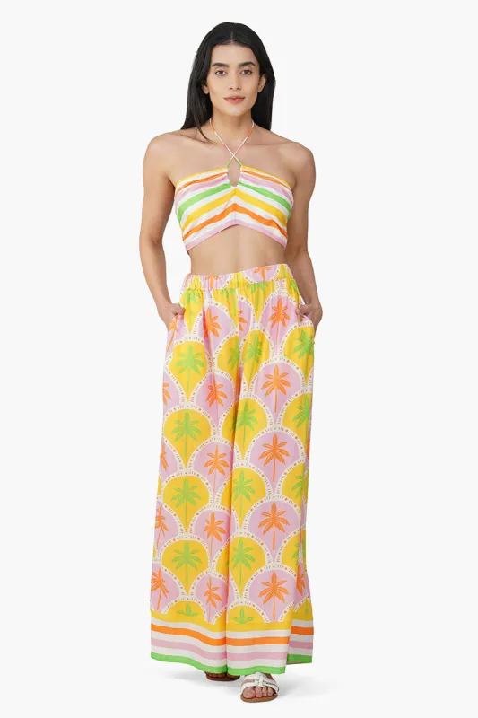 Multi Wikolia Tropic Printed Pant sold by America & Beyond