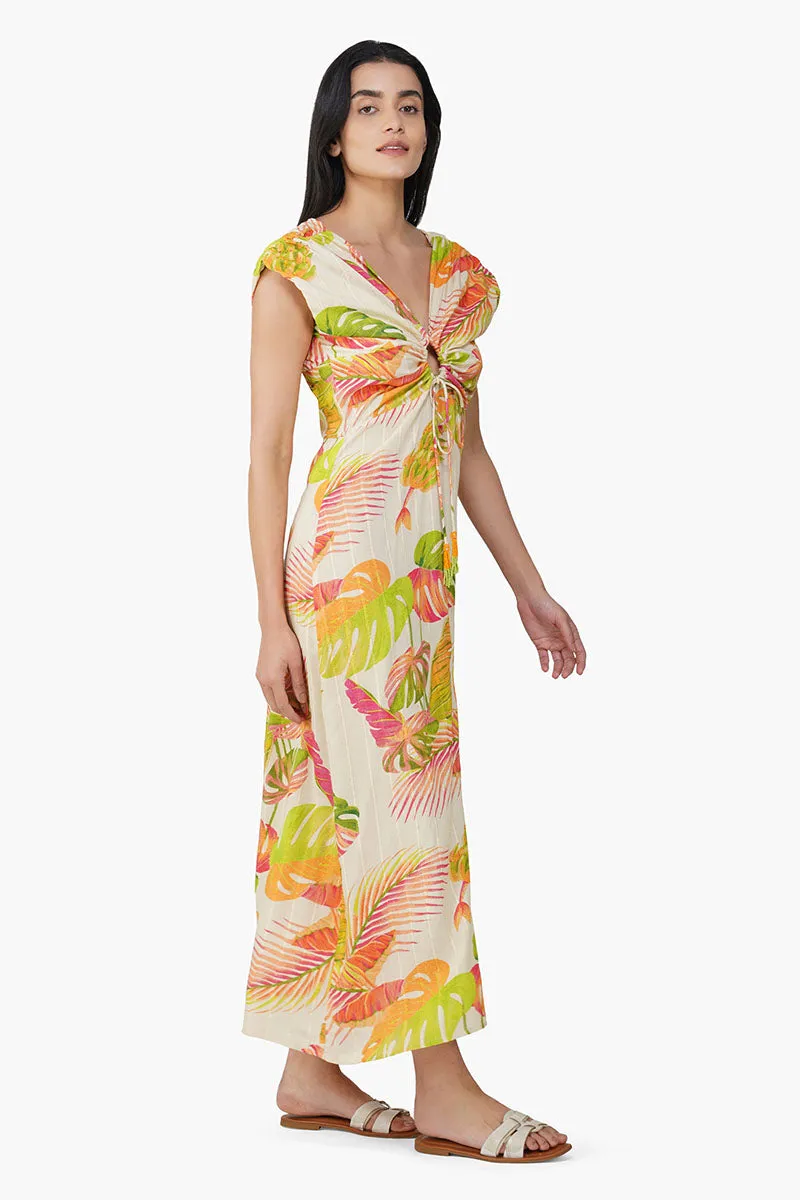 Dua Multi Tropic Printed Maxi Dress sold by America & Beyond product image thumbnail 3