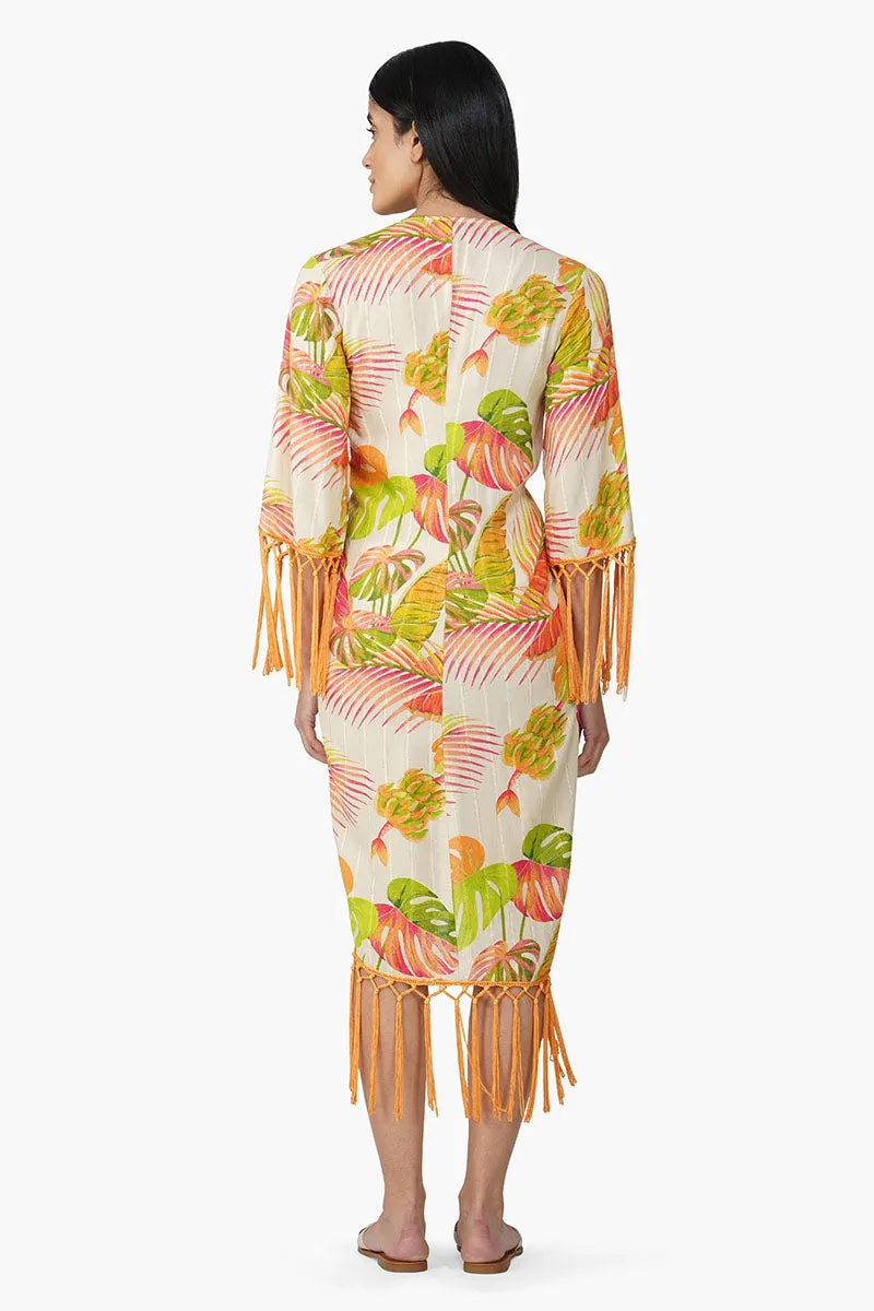 Dua Multi Tropic Printed Cover Up sold by America & Beyond product image thumbnail 4