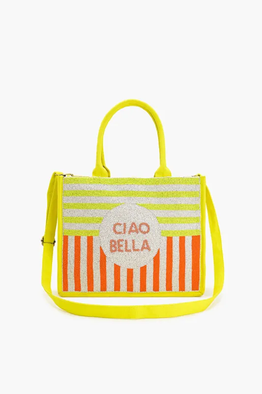 Ciao Bella Beaded Tote sold by America & Beyond