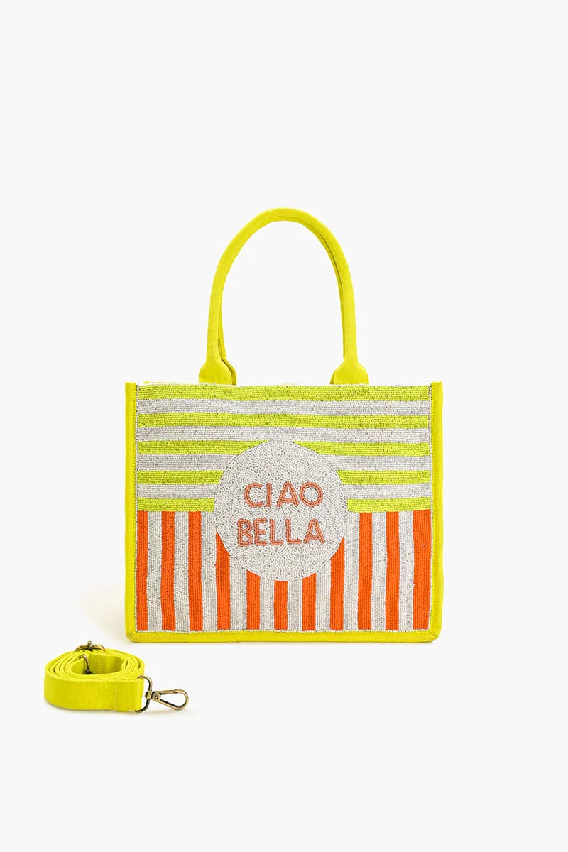 Ciao Bella Beaded Tote sold by America & Beyond product image thumbnail 5