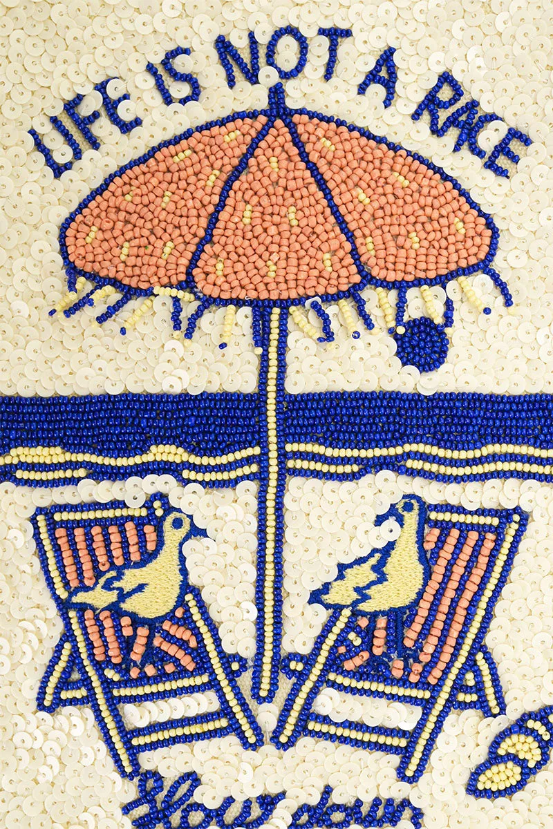 Slow Down Beaded Top Handle Bag sold by America & Beyond product image thumbnail 2