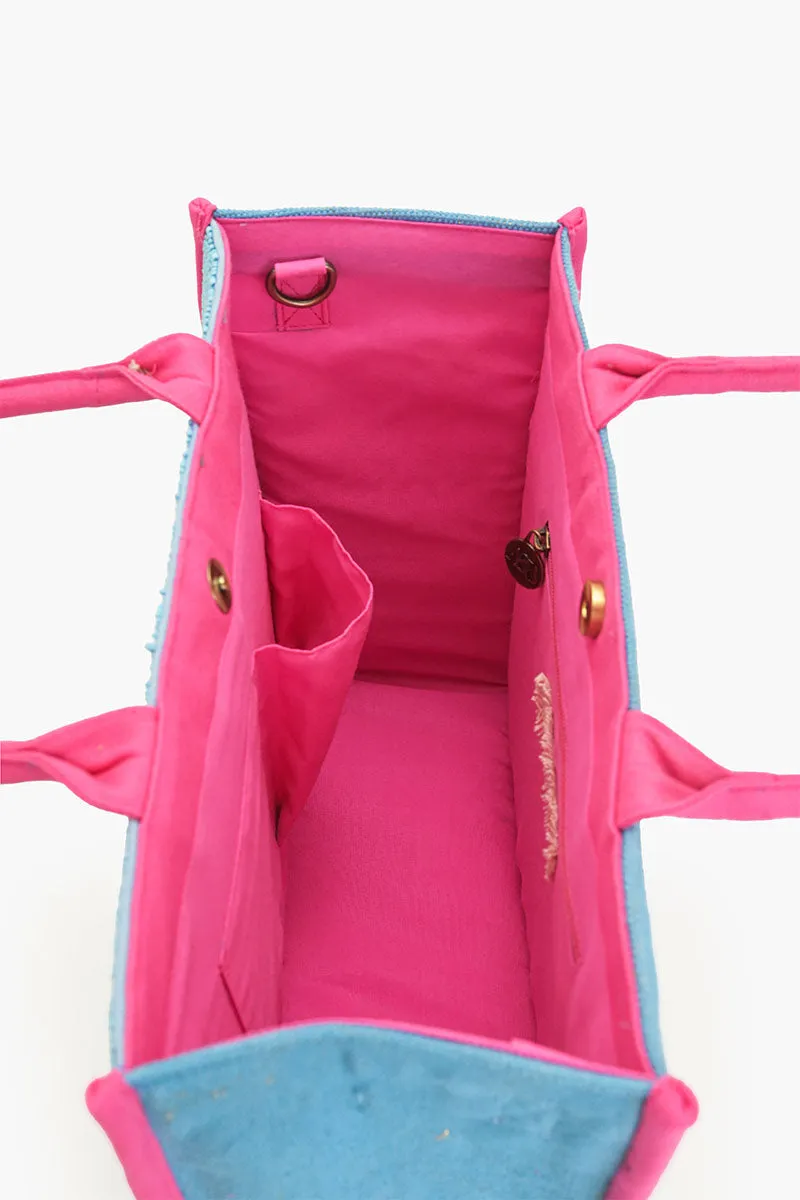 Beach Heaven Beaded Tote sold by America & Beyond product image thumbnail 5