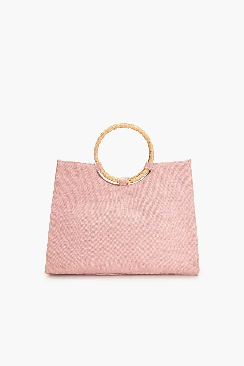 Blushy Flutter Beaded Tote sold by America & Beyond product image thumbnail 4