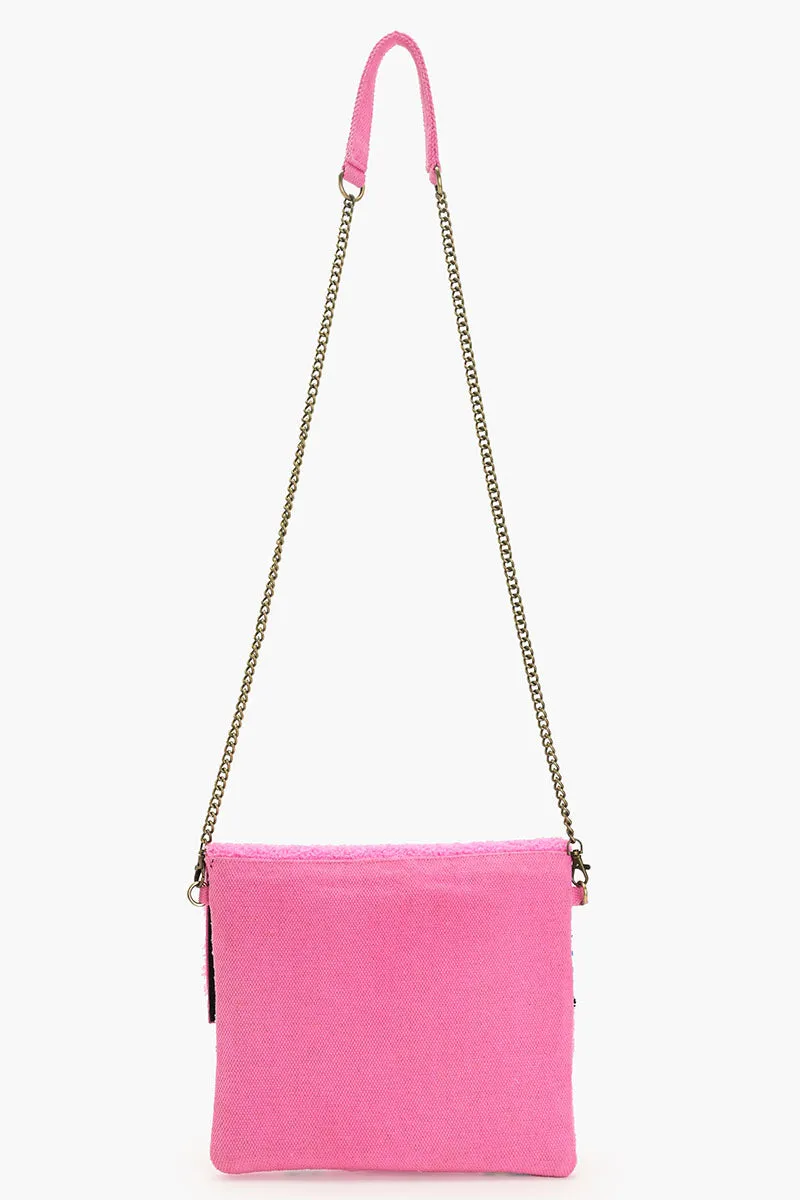 Whimsical Wonder Eye Pink Clutch sold by America & Beyond product image thumbnail 4