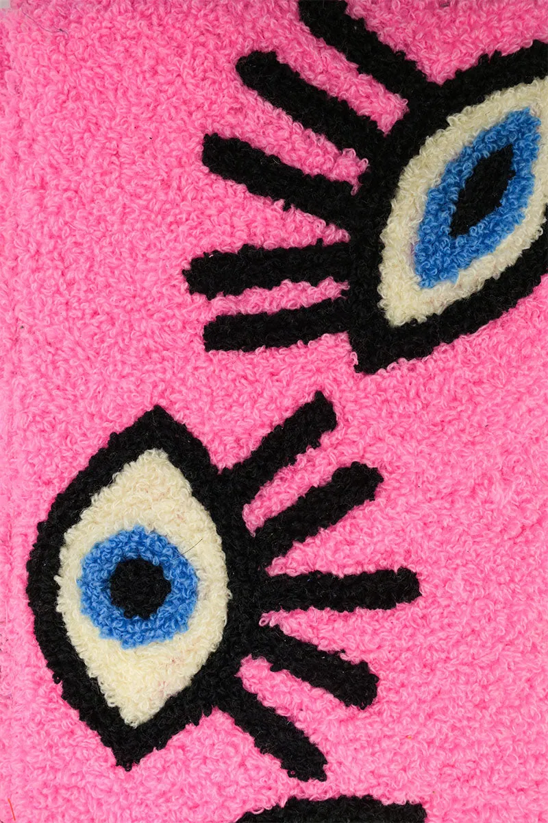 Whimsical Wonder Eye Pink Clutch sold by America & Beyond product image thumbnail 2
