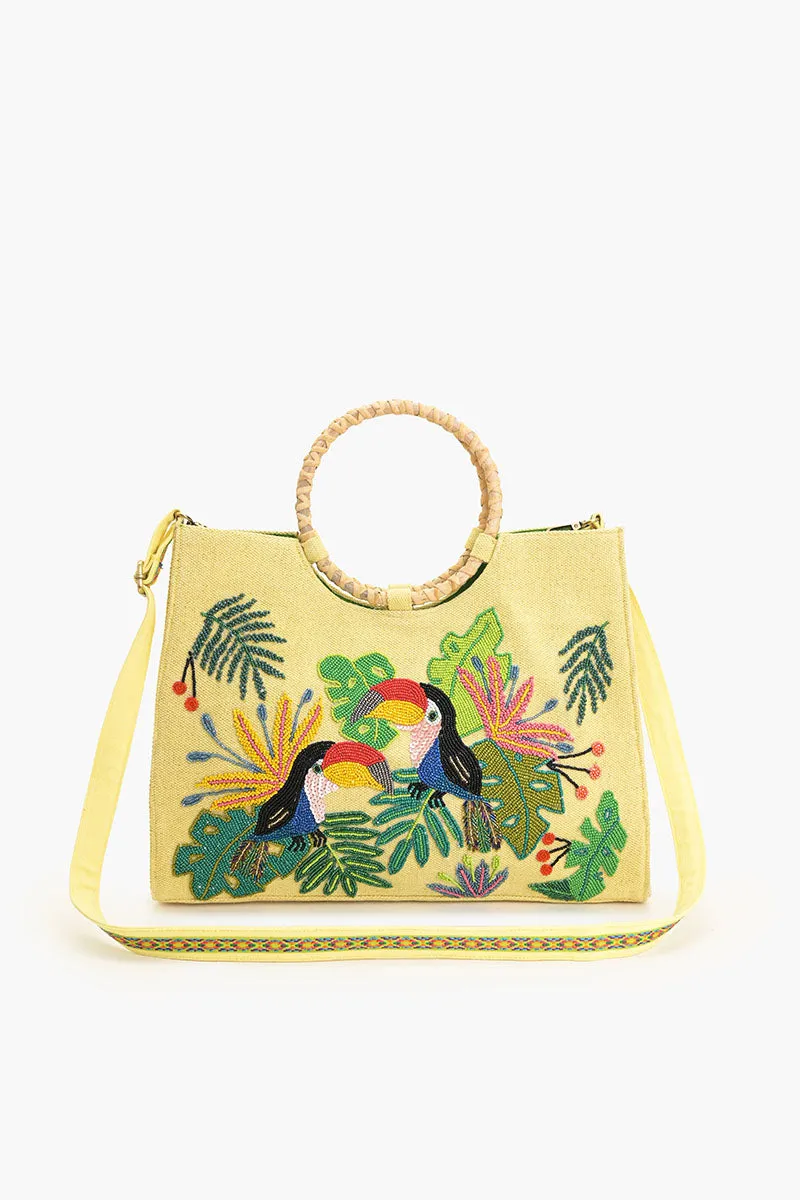 Tropical Toucan Tote sold by America & Beyond product image thumbnail 3