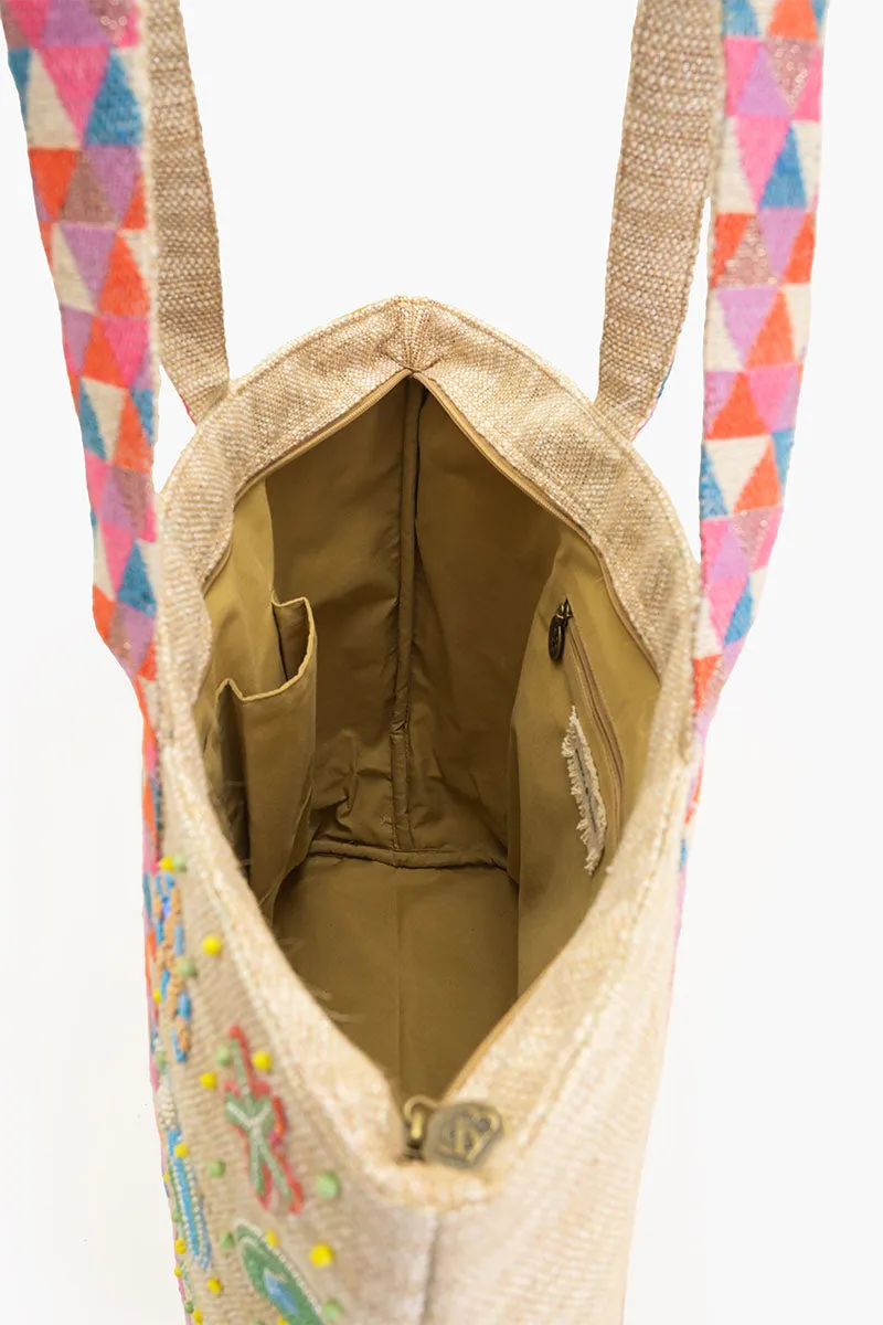 Crab Shell Embellished Boat Tote sold by America & Beyond product image thumbnail 5