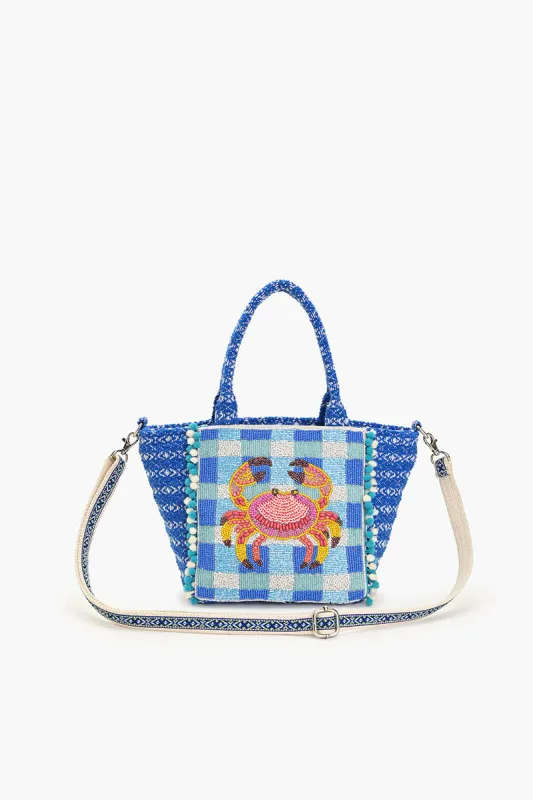 Crab It Beaded Midi Bag sold by America & Beyond
