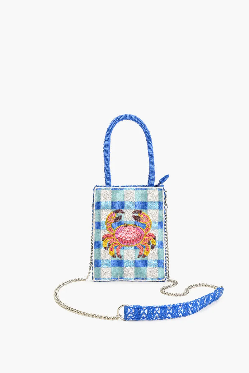 Crab It Beaded Top Handle Bag sold by America & Beyond