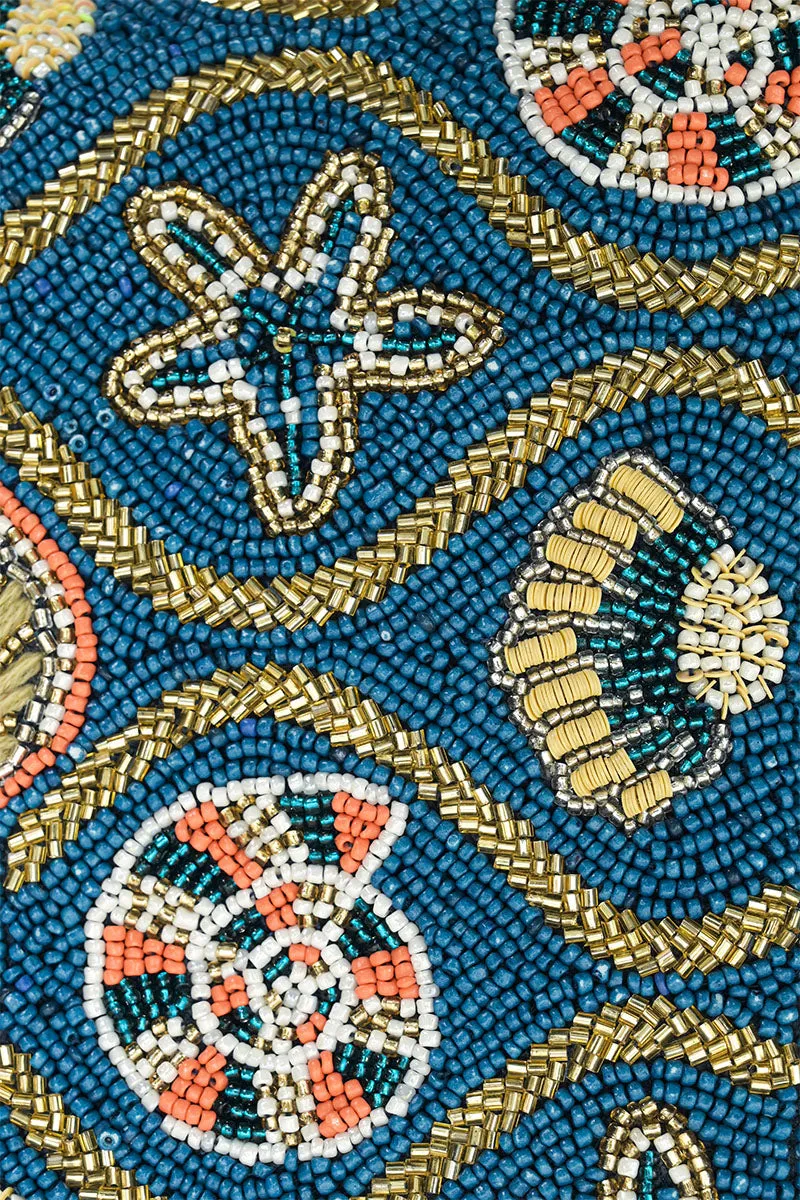 Midnight Shore Beaded Clutch Bag sold by America & Beyond product image thumbnail 2