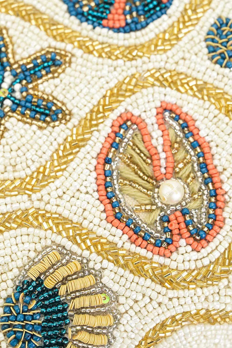 Sunlit Shore Beaded Clutch Bag sold by America & Beyond product image thumbnail 2