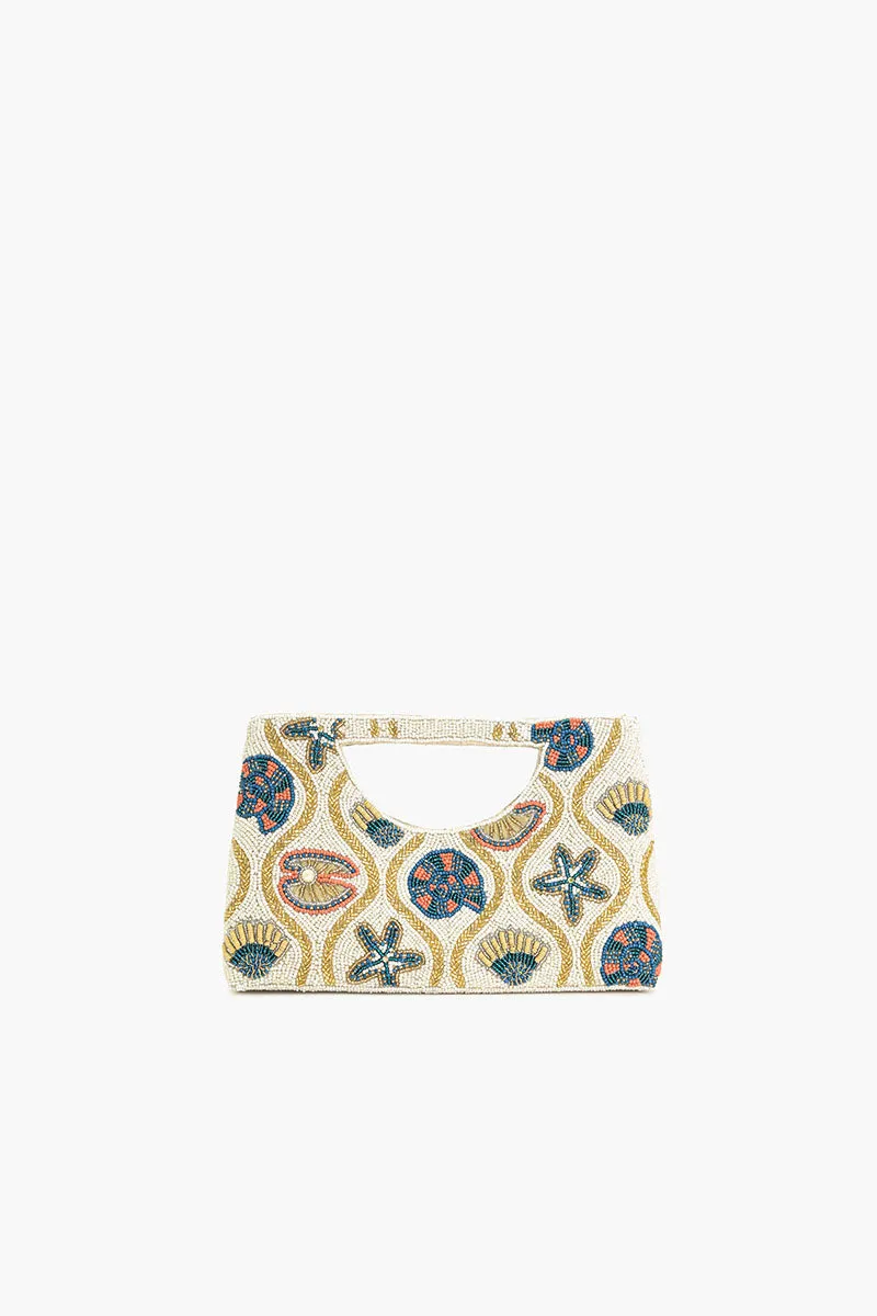 Sunlit Shore Beaded Clutch Bag sold by America & Beyond product image thumbnail 4