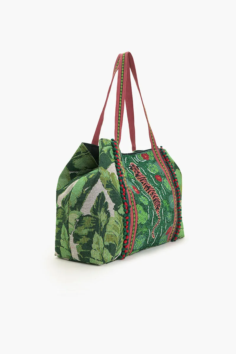 Into The Wild Beaded Tote sold by America & Beyond product image thumbnail 3
