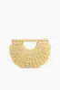 Sunrise Weave Straw Clutch sold by America & Beyond