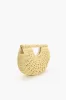 Sunrise Weave Straw Clutch sold by America & Beyond