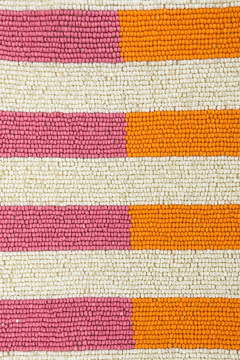 Candy Stripes Embelished Shoulder Bag sold by America & Beyond product image thumbnail 2