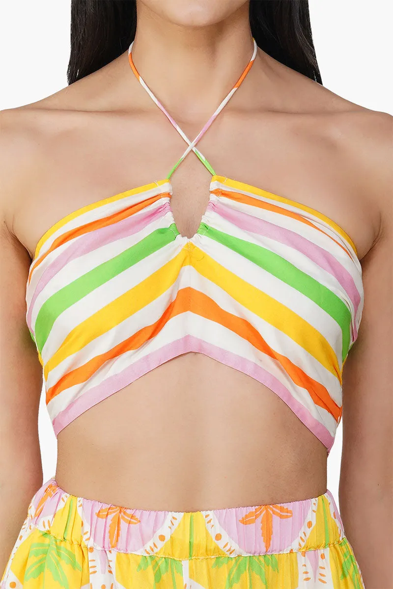 Multi Wikolia Tropic Printed Top sold by America & Beyond product image thumbnail 5