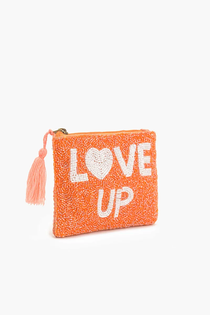 Love up Coral Coin Pouch sold by America & Beyond product image thumbnail 3
