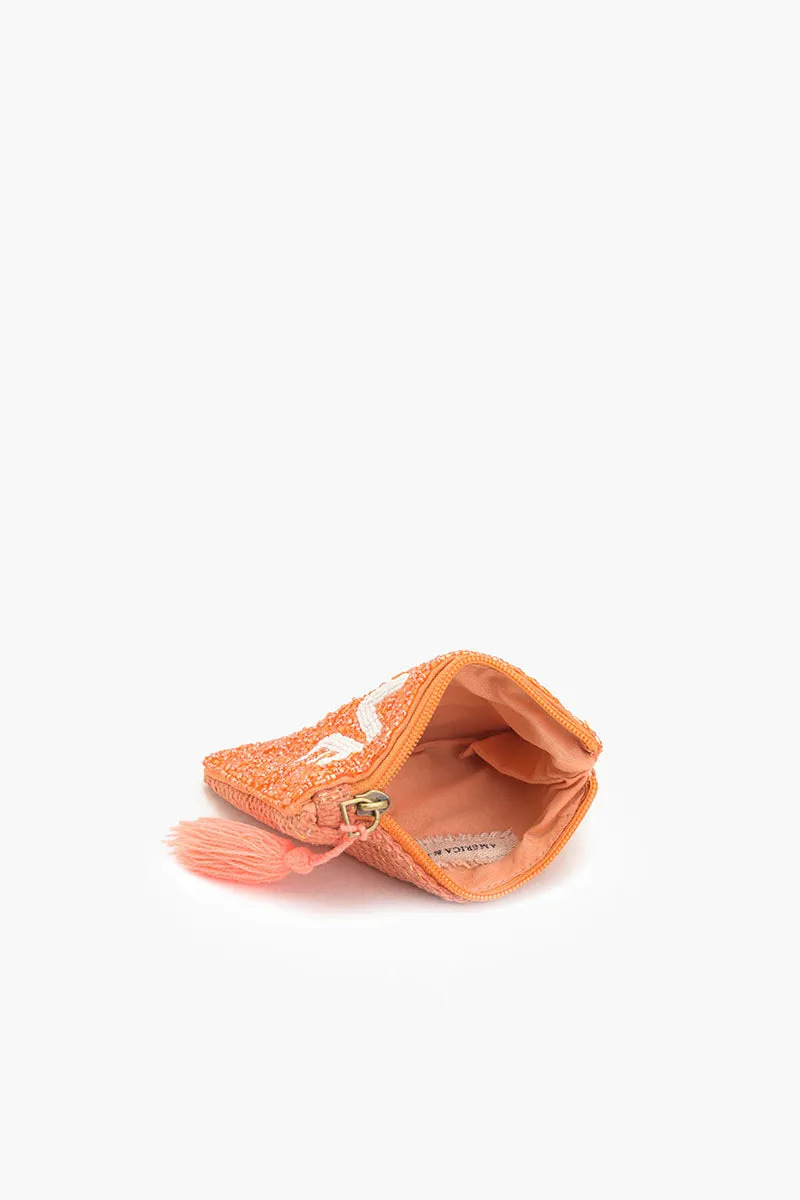 Love up Coral Coin Pouch sold by America & Beyond product image thumbnail 5