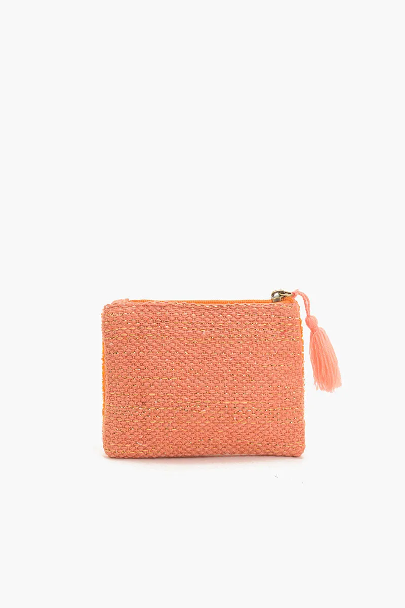 Love up Coral Coin Pouch sold by America & Beyond product image thumbnail 4