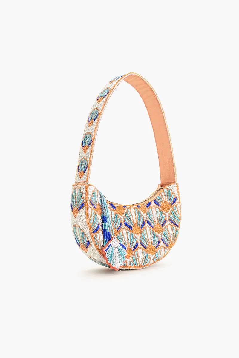 Shell Crescentic shoulder Bag sold by America & Beyond product image thumbnail 3