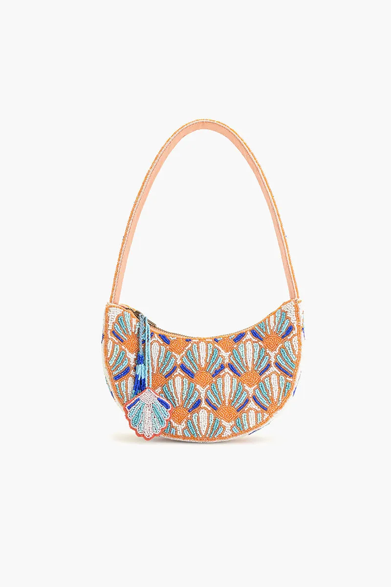 Shell Crescentic shoulder Bag sold by America & Beyond