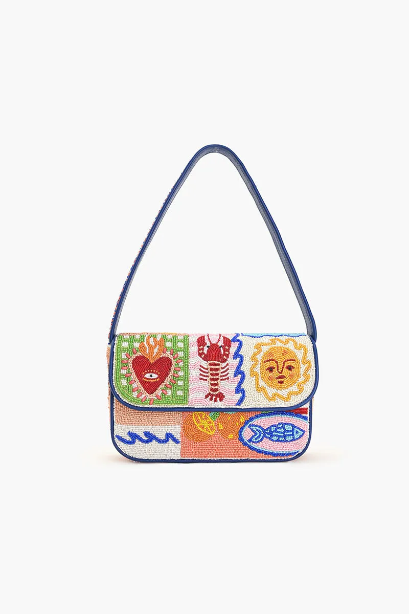 Sun & Sea Beaded Shoulder Bag sold by America & Beyond