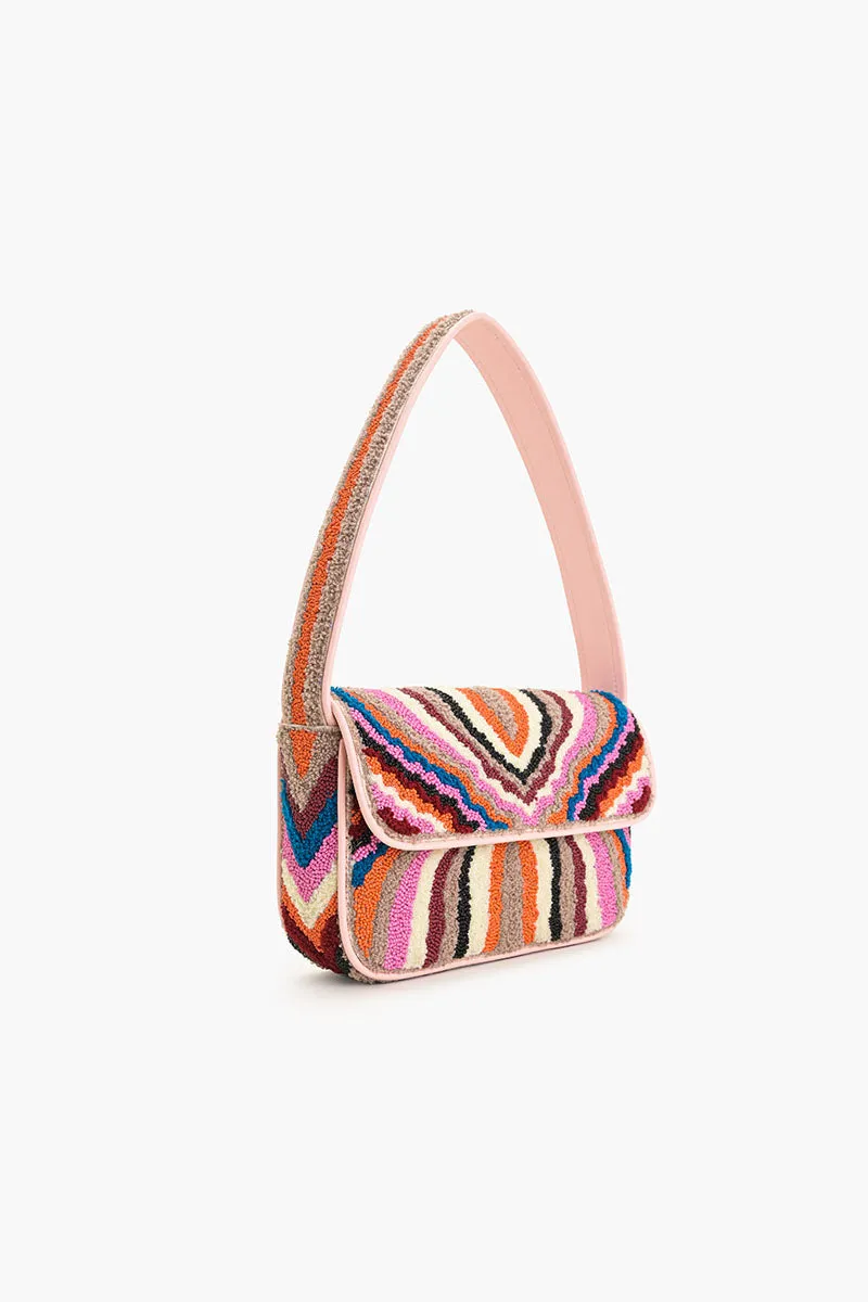 The Soho Tan Tufted Shoulder Bag sold by America & Beyond product image thumbnail 3