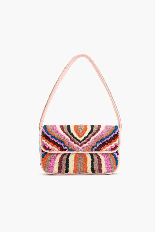 The Soho Tan Tufted Shoulder Bag sold by America & Beyond