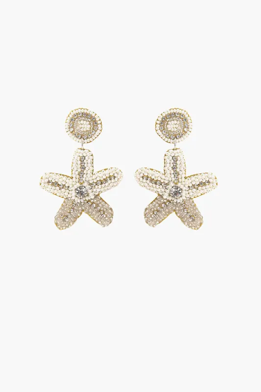 Pearl Stars Earrings sold by America & Beyond