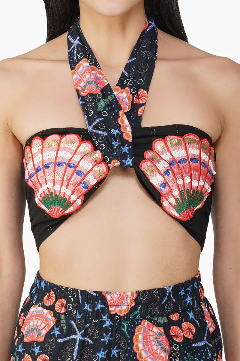 Midnight Shell Embellished Pant sold by America & Beyond product image thumbnail 5