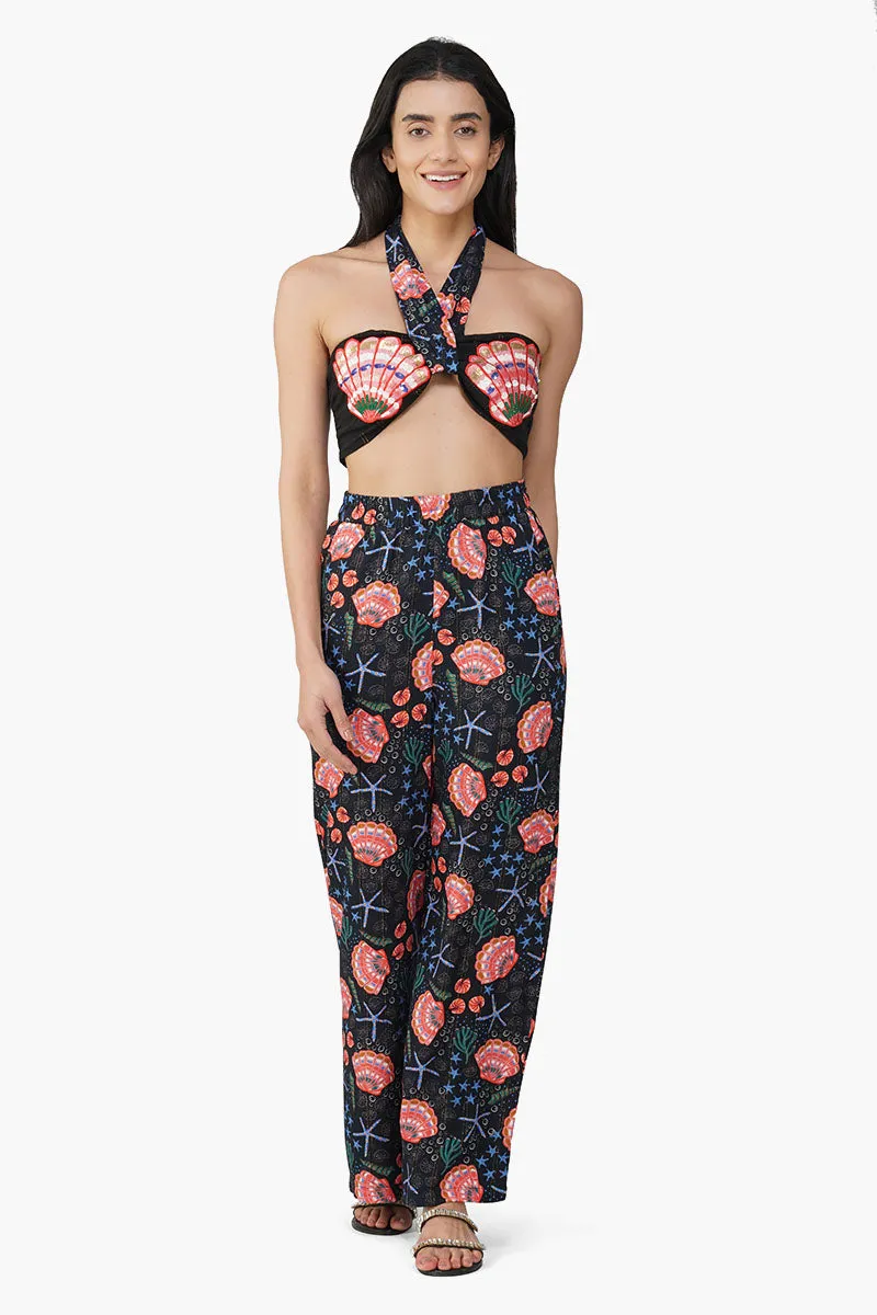 Midnight Shell Embellished Pant sold by America & Beyond