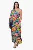 Tuna Marissa Multi Printed One Shoulder Dress sold by America & Beyond