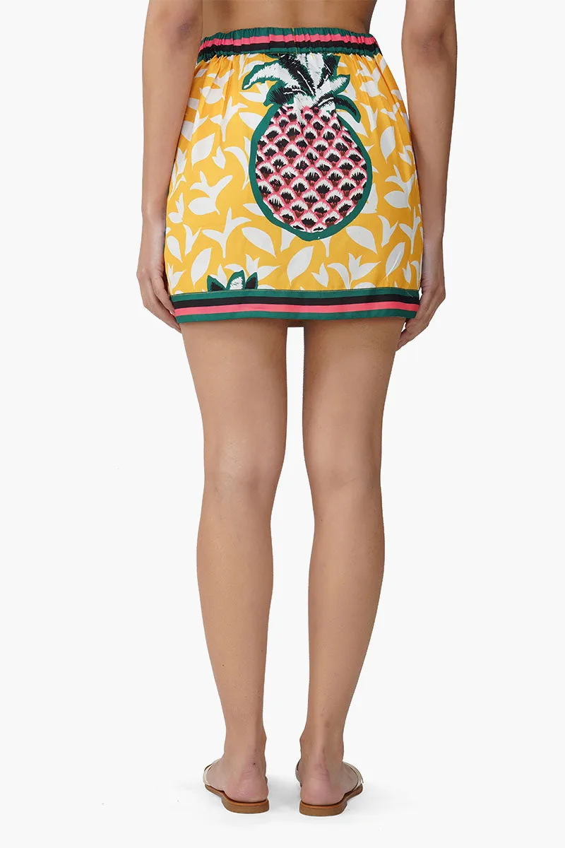 Macaroon Ananas Printed Top sold by America & Beyond product image thumbnail 4