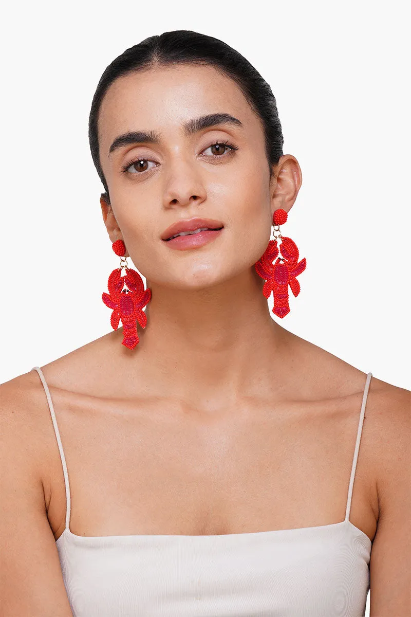 Coastal Claw Beaded Earrings sold by America & Beyond product image thumbnail 4