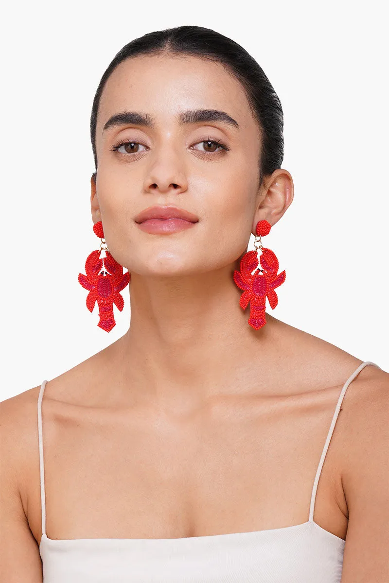 Coastal Claw Beaded Earrings sold by America & Beyond product image thumbnail 2