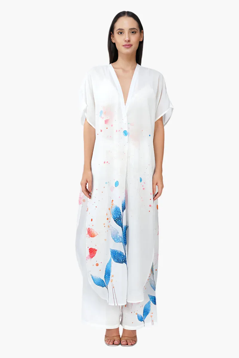 Turtle Tango Printed Embellised Cover Up sold by America & Beyond