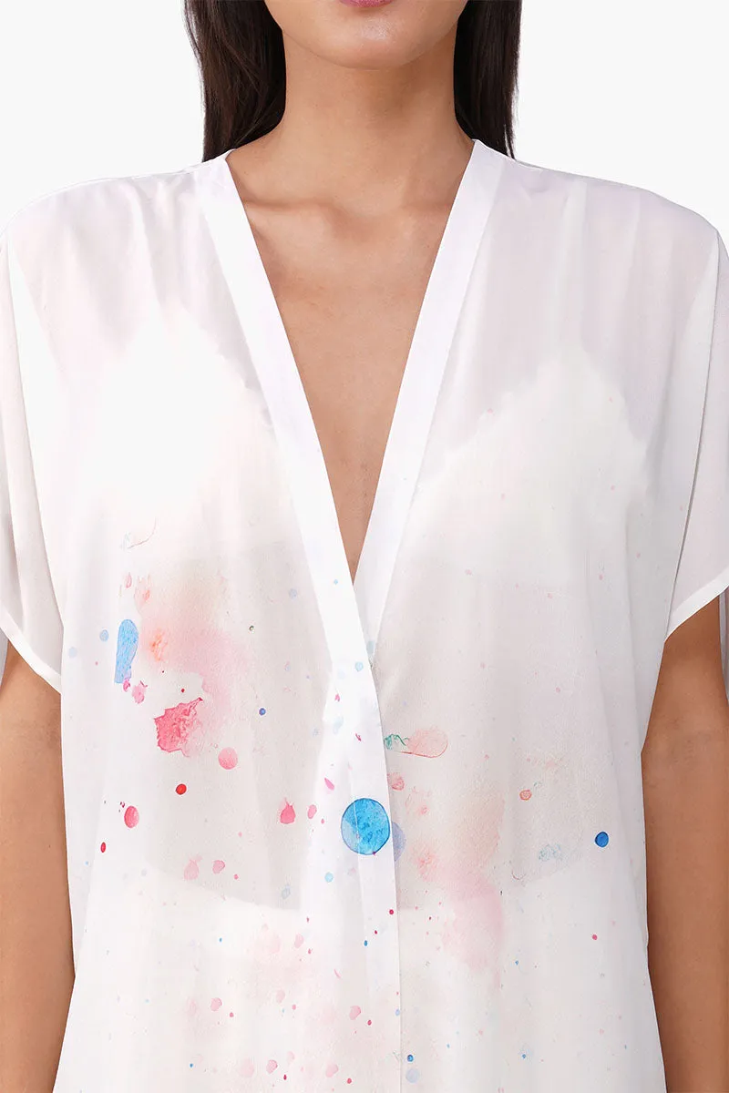 Turtle Tango Printed Embellised Cover Up sold by America & Beyond product image thumbnail 5