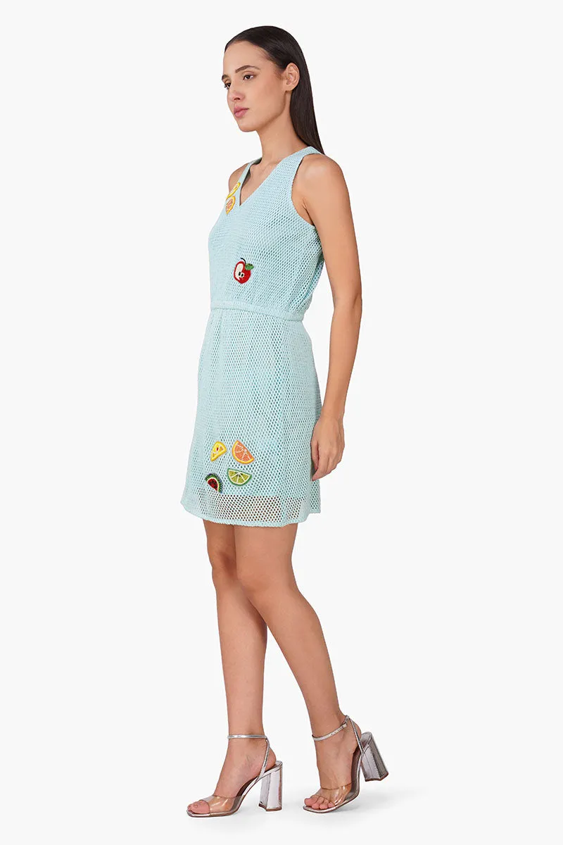 Iced Fruit Embroidered Crochet Dress sold by America & Beyond product image thumbnail 4